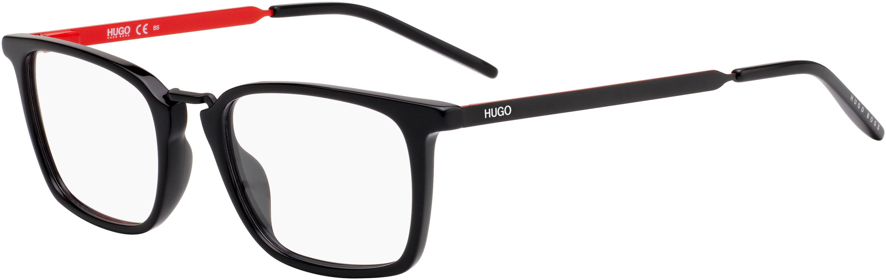 Hugo (hug) Hugo 1033 Square Eyeglasses 0807-0807  Black (00 Demo Lens)