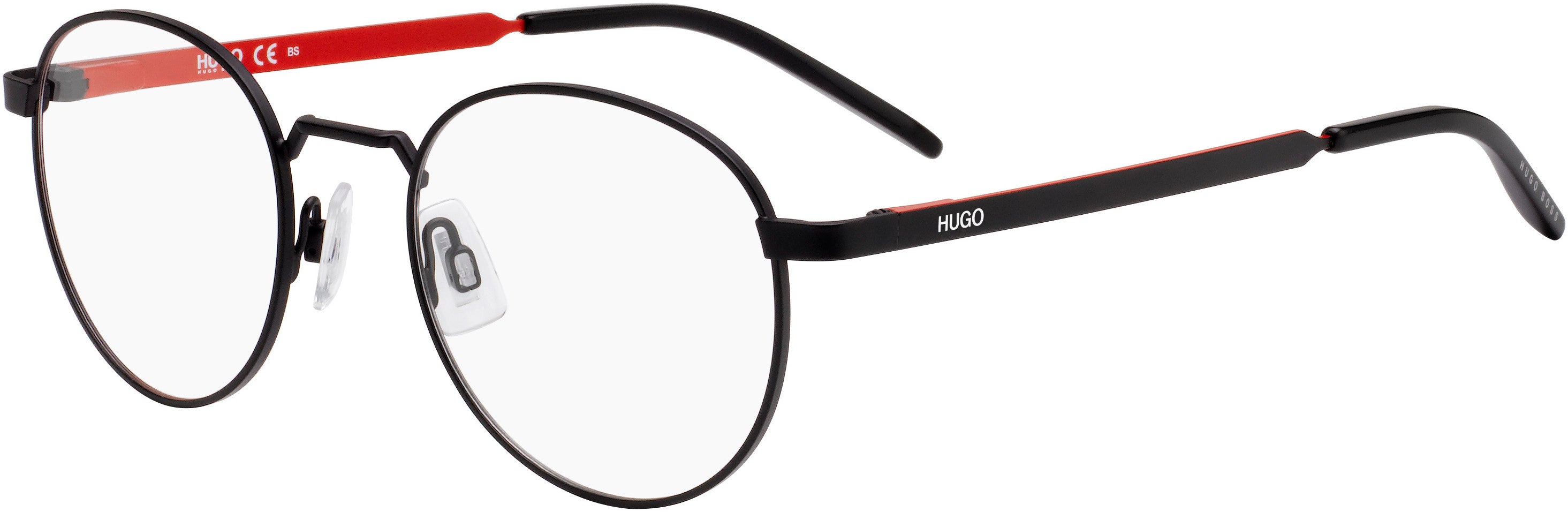 Hugo (hug) Hugo 1035 Oval Modified Eyeglasses 0003-0003  Matte Black (00 Demo Lens)