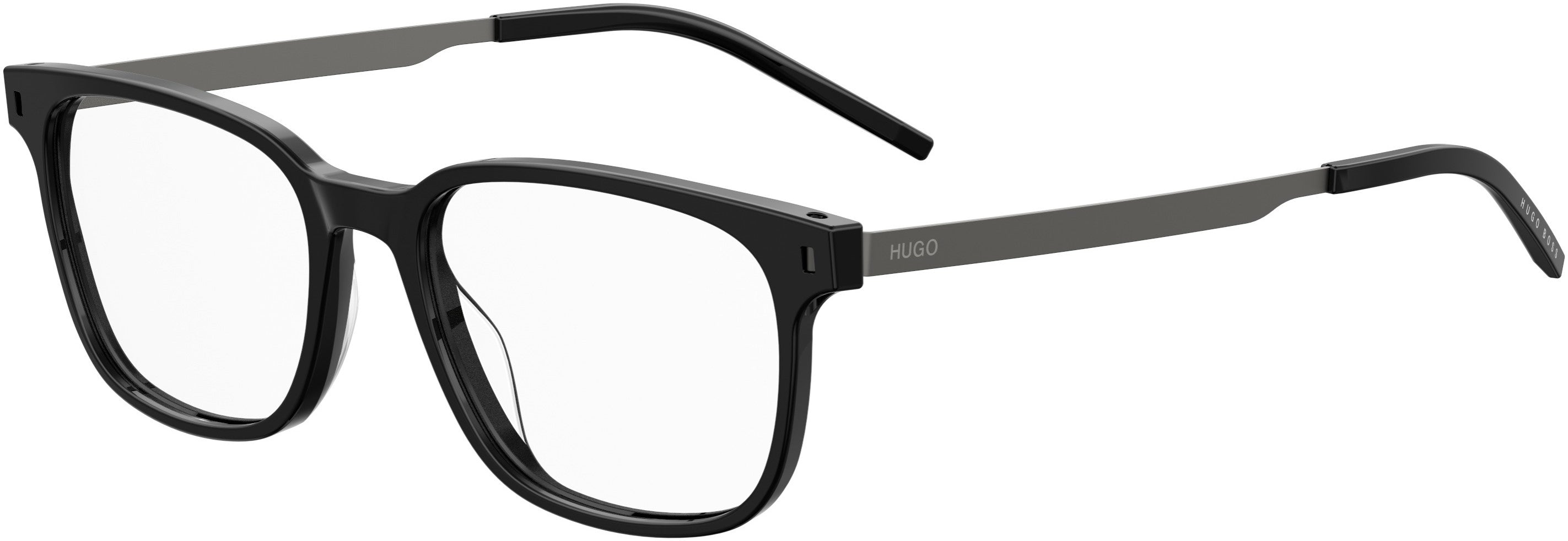 Hugo (hug) Hugo 1038 Square Eyeglasses 0807-0807  Black (00 Demo Lens)