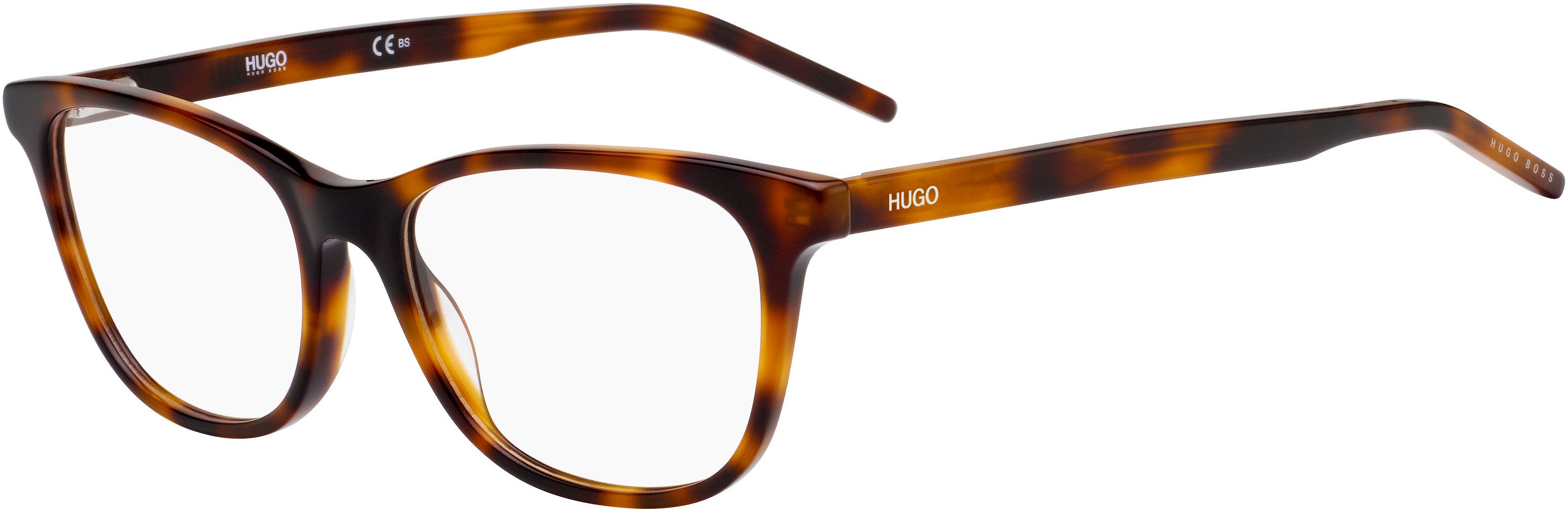 Hugo (hug) Hugo 1041 Oval Modified Eyeglasses 0086-0086  Dark Havana (00 Demo Lens)