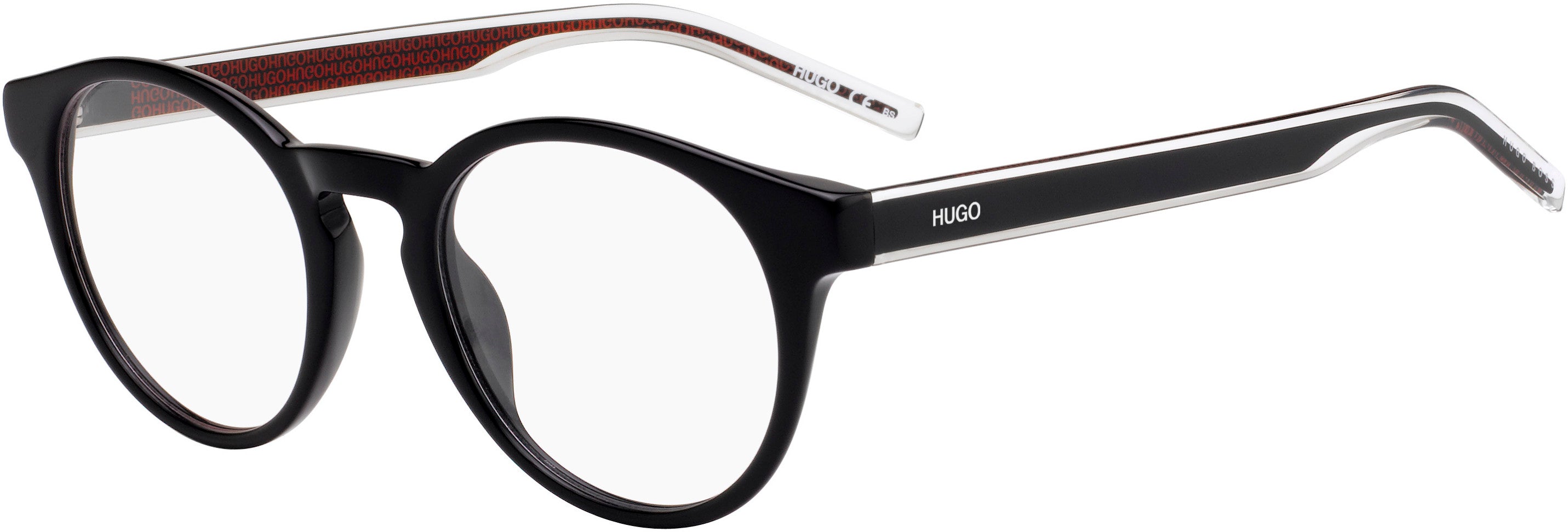 Hugo (hug) Hugo 1045 Tea Cup Eyeglasses 0807-0807  Black (00 Demo Lens)