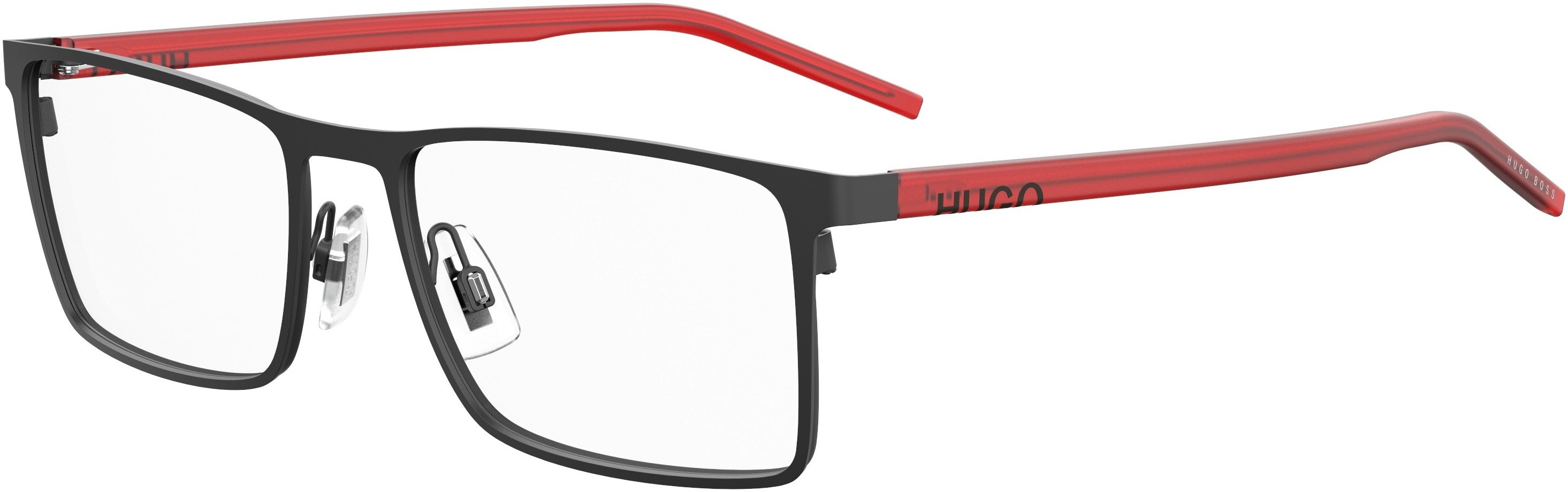 Hugo (hug) Hugo 1056 Rectangular Eyeglasses 0003-0003  Matte Black (00 Demo Lens)