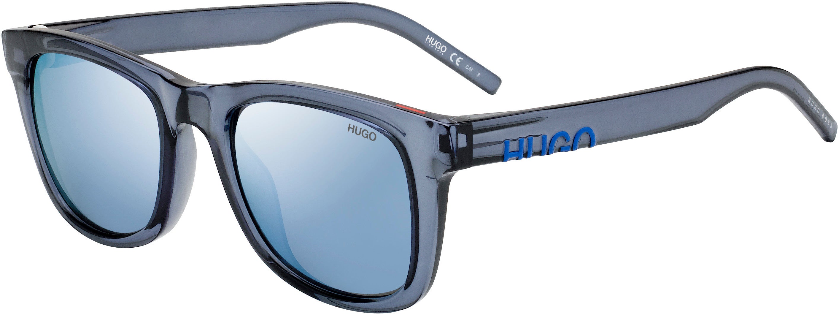 Hugo (hug) Hugo 1070/S Rectangular Sunglasses 0PJP-0PJP  Blue (3J Azure Multilaye)