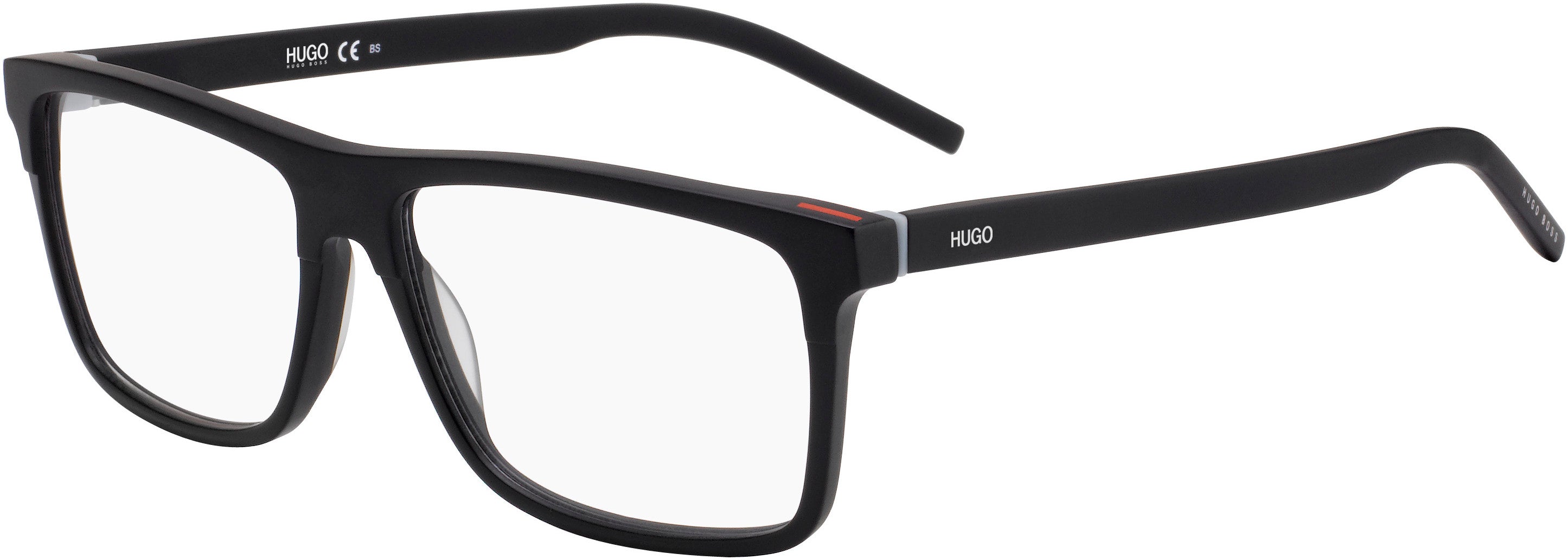 Hugo (hug) Hugo 1088 Rectangular Eyeglasses 0003-0003  Matte Black (00 Demo Lens)