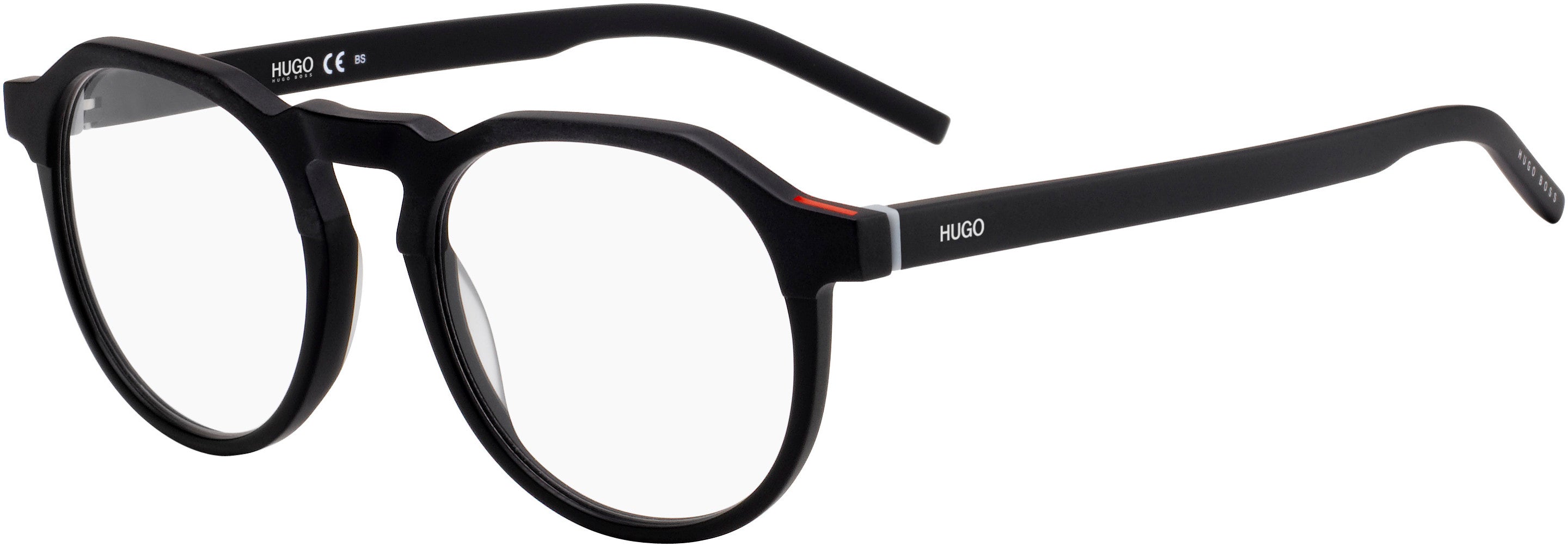 Hugo (hug) Hugo 1089 Oval Modified Eyeglasses 0003-0003  Matte Black (00 Demo Lens)