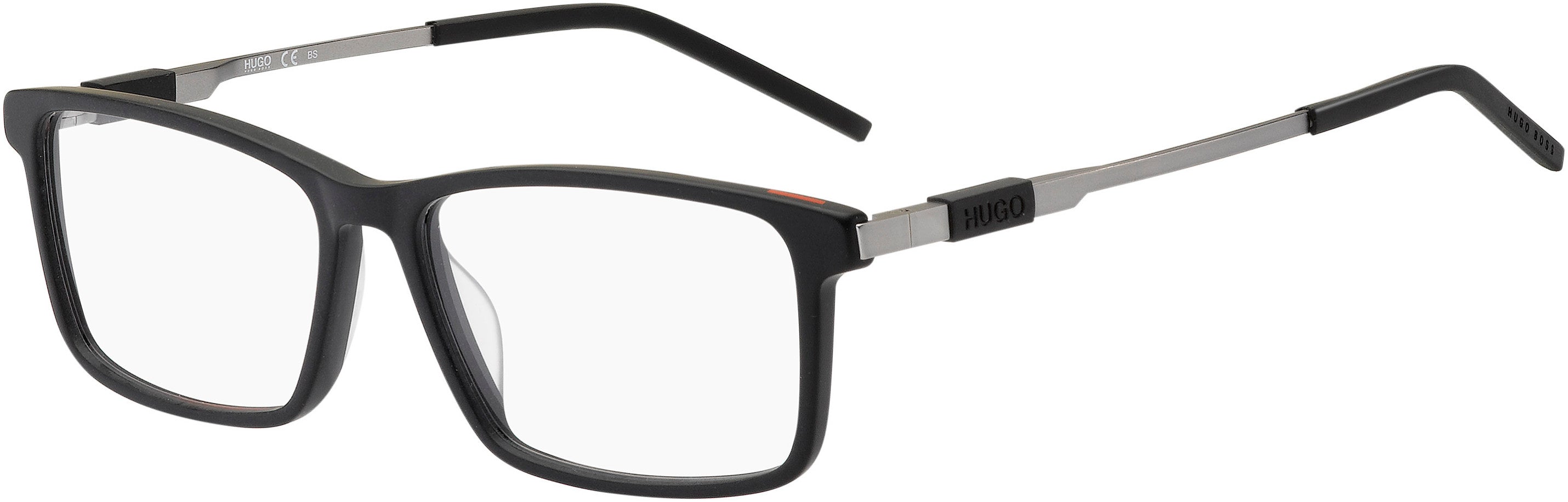Hugo (hug) Hugo 1102 Square Eyeglasses 0003-0003  Matte Black (00 Demo Lens)