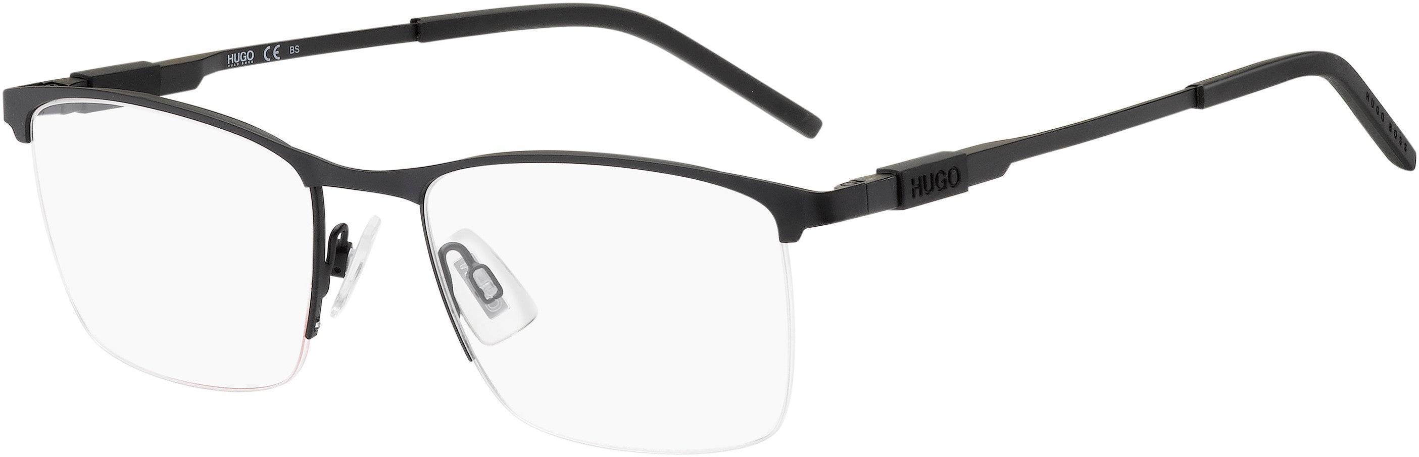 Hugo (hug) Hugo 1103 Square Eyeglasses 0003-0003  Matte Black (00 Demo Lens)