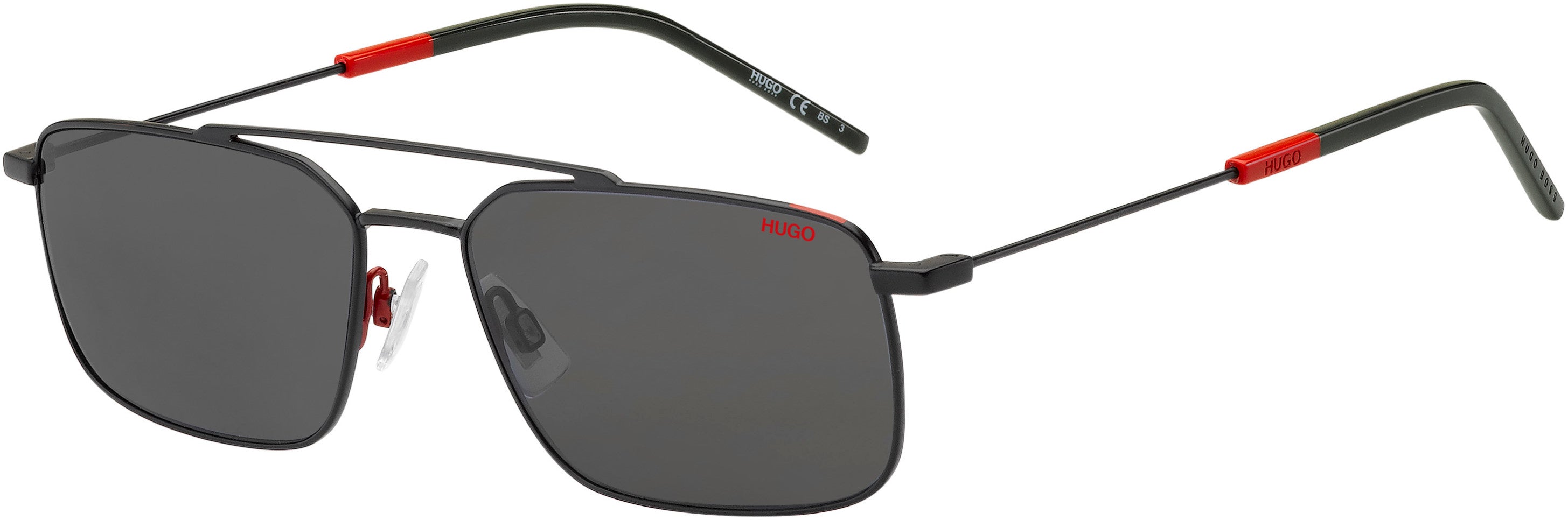 Hugo (hug) Hugo 1119/S Navigator Sunglasses 0BLX-0BLX  Bkrt Crystal Red (IR Gray)