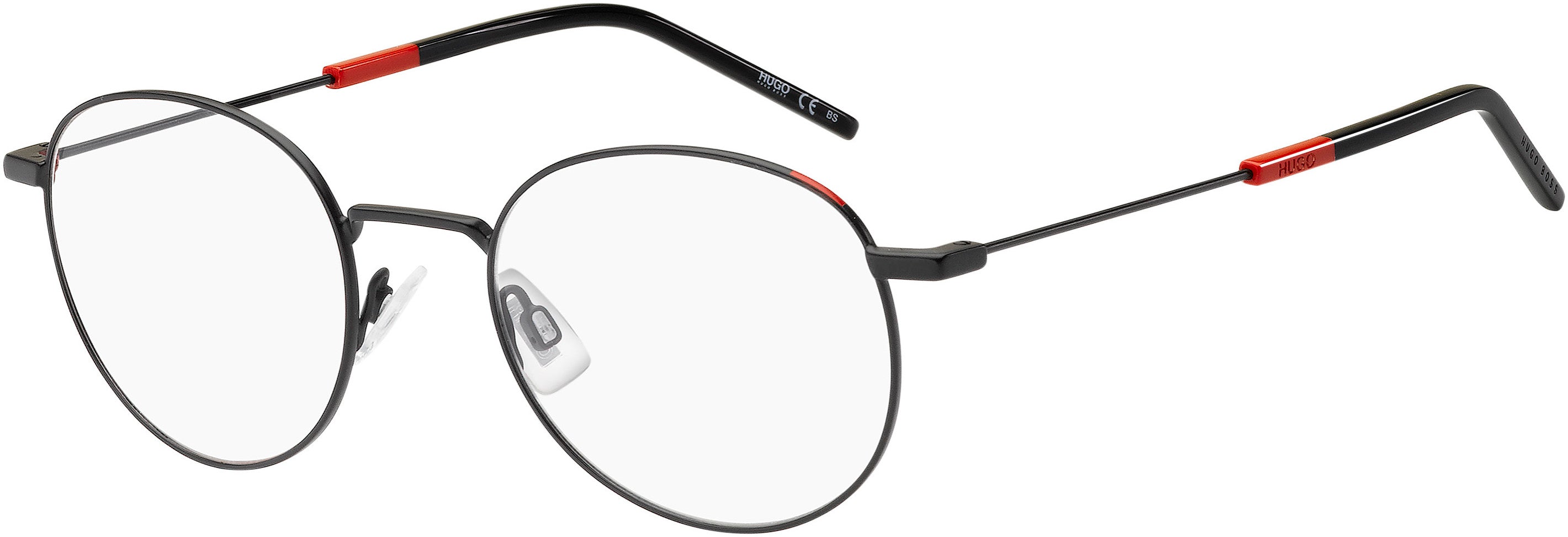 Hugo (hug) Hugo 1122 Oval Modified Eyeglasses 0BLX-0BLX  Bkrt Crystal Red (00 Demo Lens)