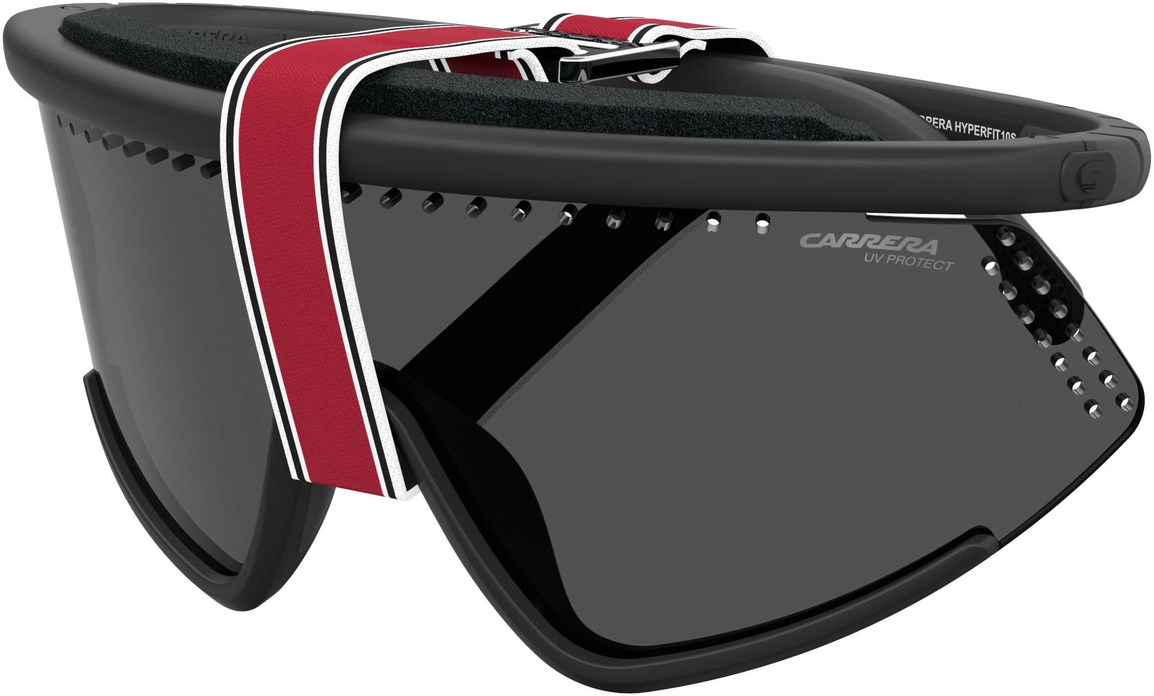 Carrera Hyperfit 10/S Special Shape Sunglasses 0807-0807  Black (IR Gray)