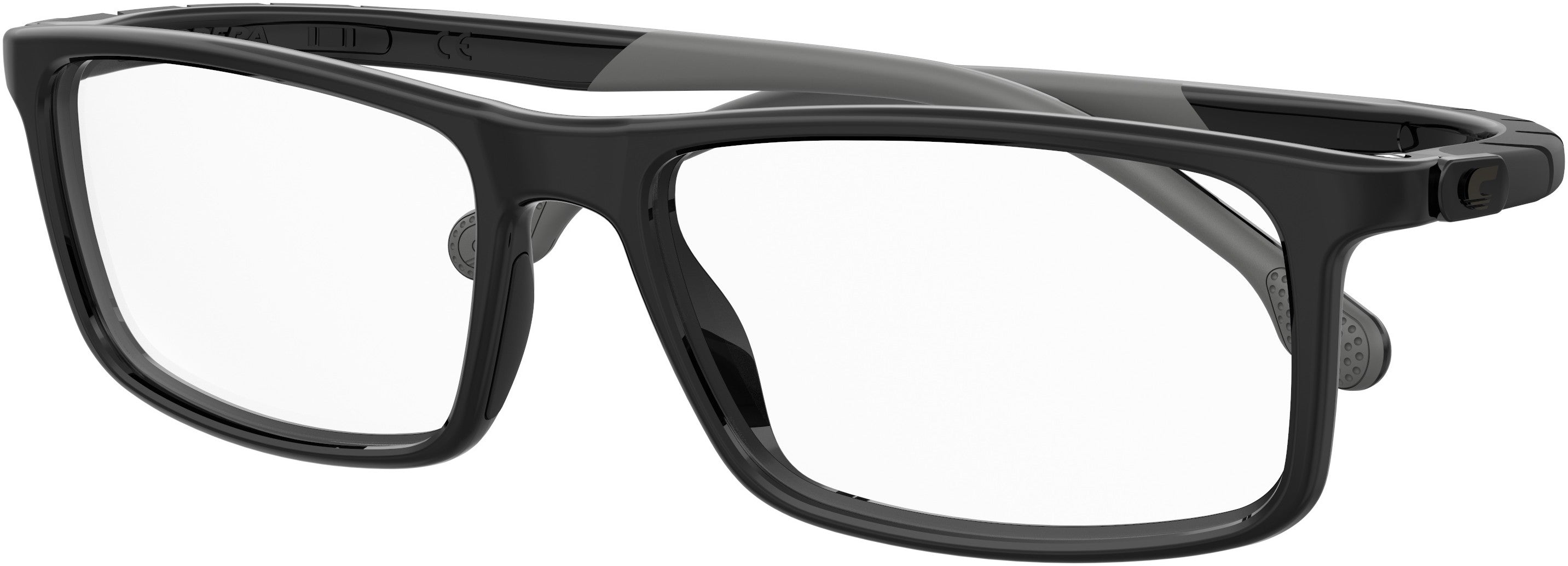 Carrera Hyperfit 14 Rectangular Eyeglasses 0807-0807  Black (00 Demo Lens)