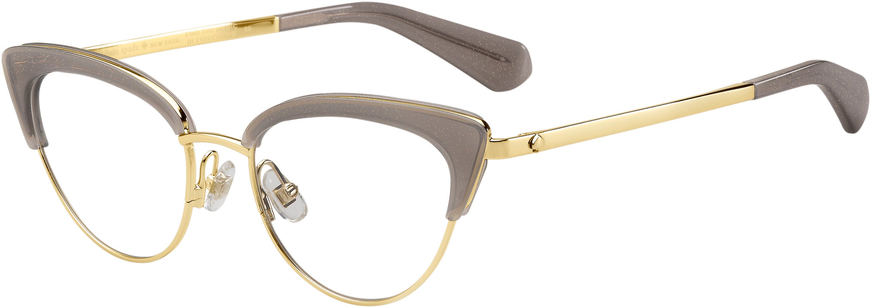 Kate Spade Jailyn Cat Eye/butterfly Eyeglasses 0KB7-0KB7  Gray (00 Demo Lens)