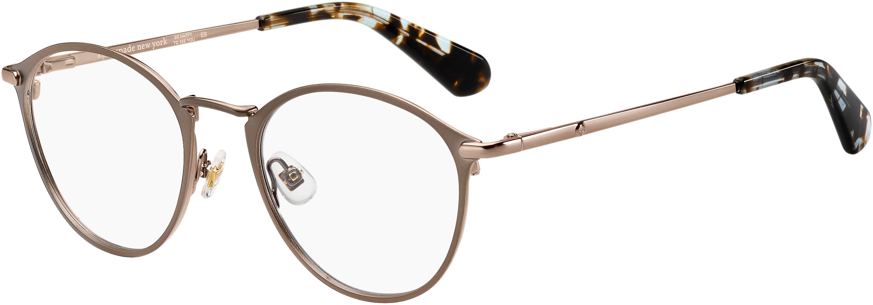 Kate Spade Jalyssa Oval Modified Eyeglasses 009Q-009Q  Brown (00 Demo Lens)