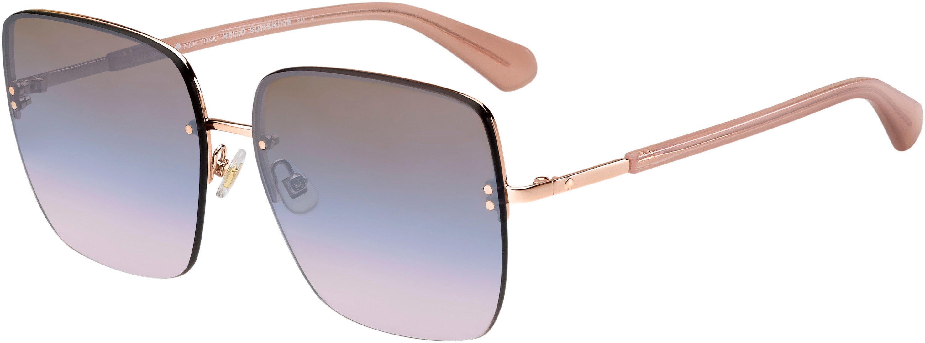 Kate Spade Janay/S Square Sunglasses 035J-035J  Pink (QT Green)