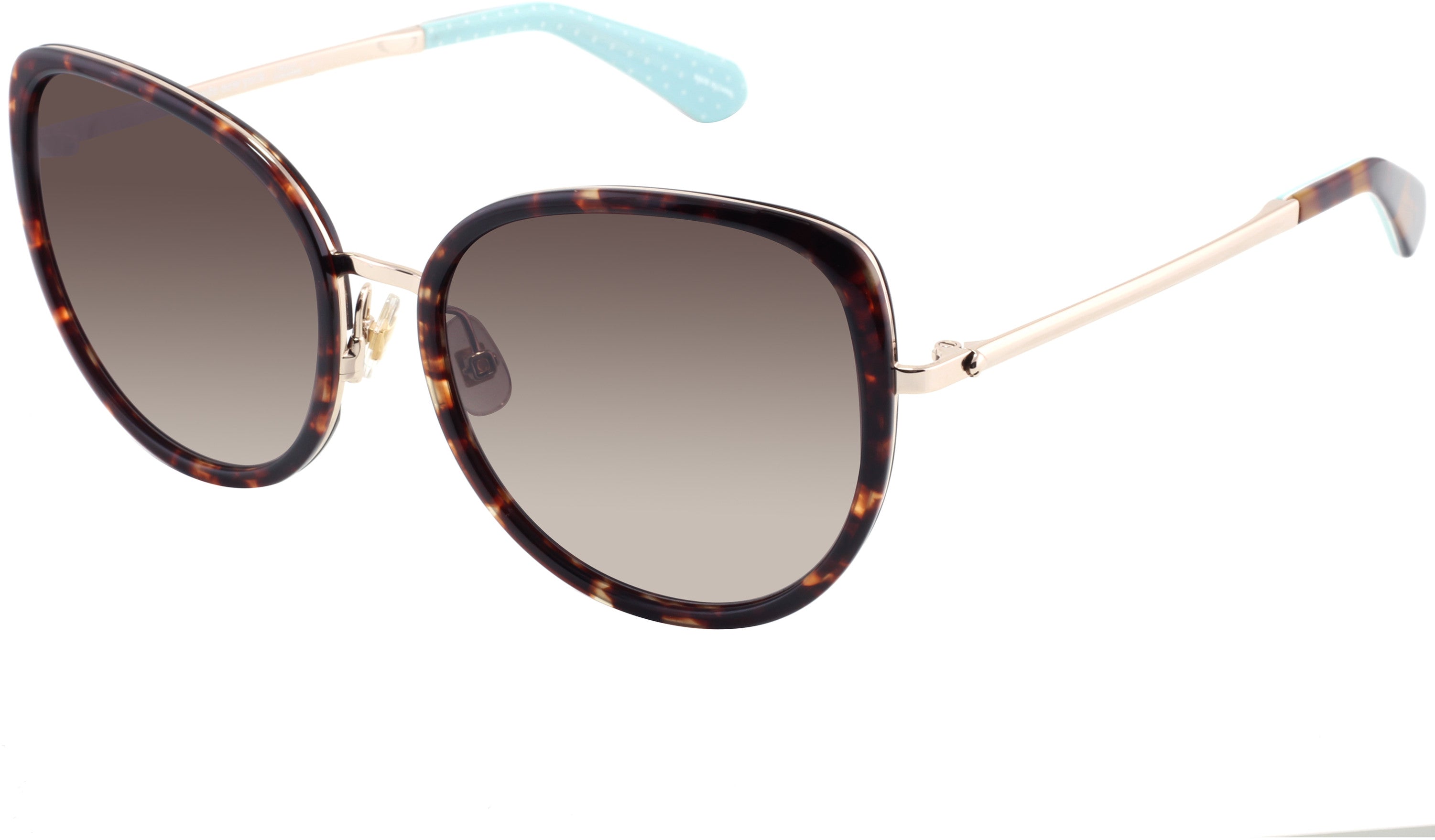 Kate Spade Jensen/G/S Cat Eye/butterfly Sunglasses 0086-0086  Dark Havana (HA Brown Gradient)