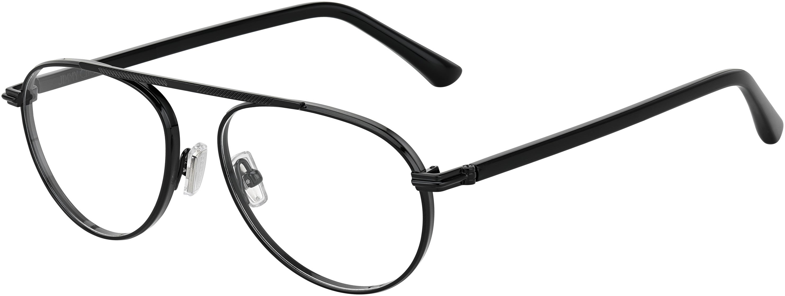  Jimmy Choo 003 Oval Modified Eyeglasses 0807-0807  Black (00 Demo Lens)