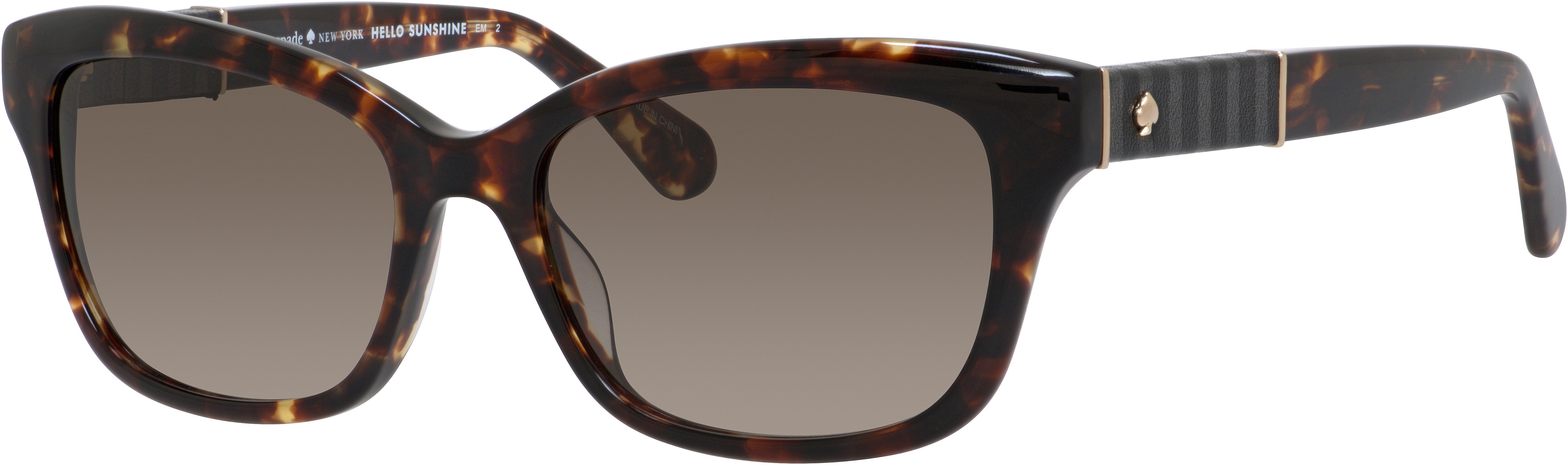 Kate Spade Johanna 2/S Rectangular Sunglasses 0086-0086  Dark Havana (HA Brown Gradient)