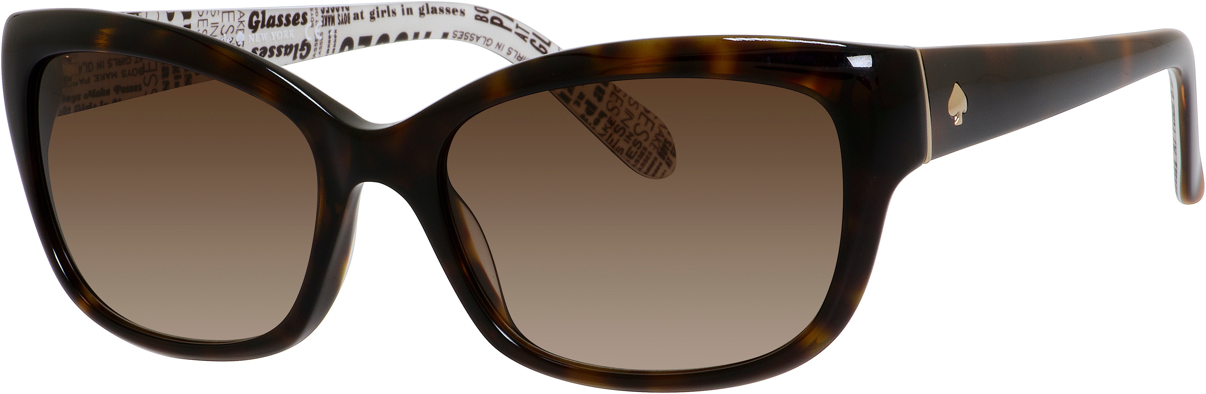 Kate Spade Johanna/S Pillow Sunglasses 0086-0086  Tortoise (Y6 Brown Gradient)