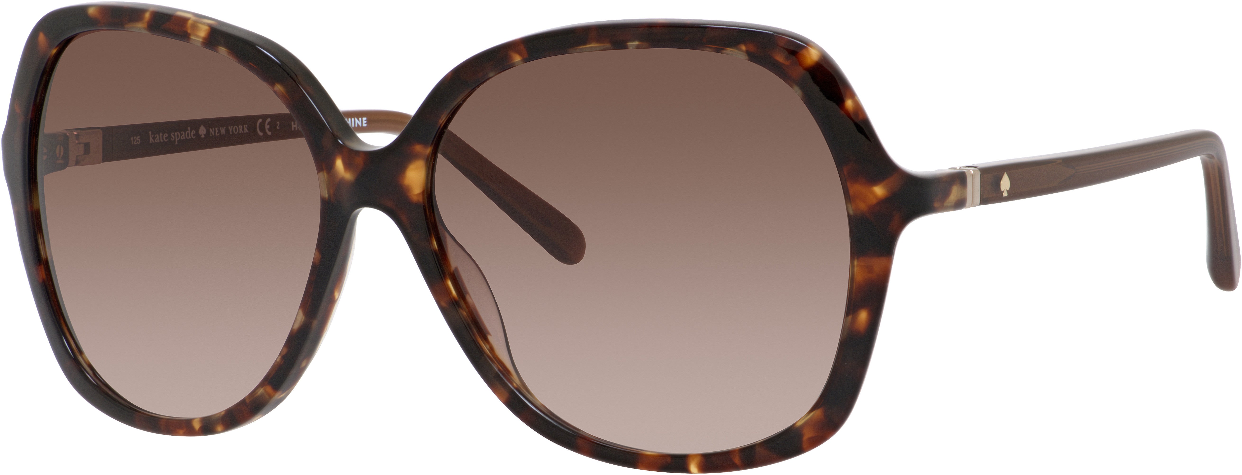 Kate Spade Jonell/S Rectangular Sunglasses 0RRW-0RRW  Havana Brown (B1 Warm Brown Gradient)