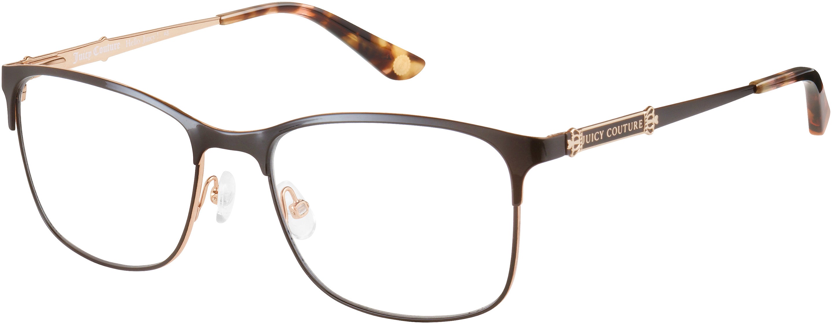 Juicy Couture Juicy 168 Square Eyeglasses 0FG4-0FG4  Brown Gold (00 Demo Lens)