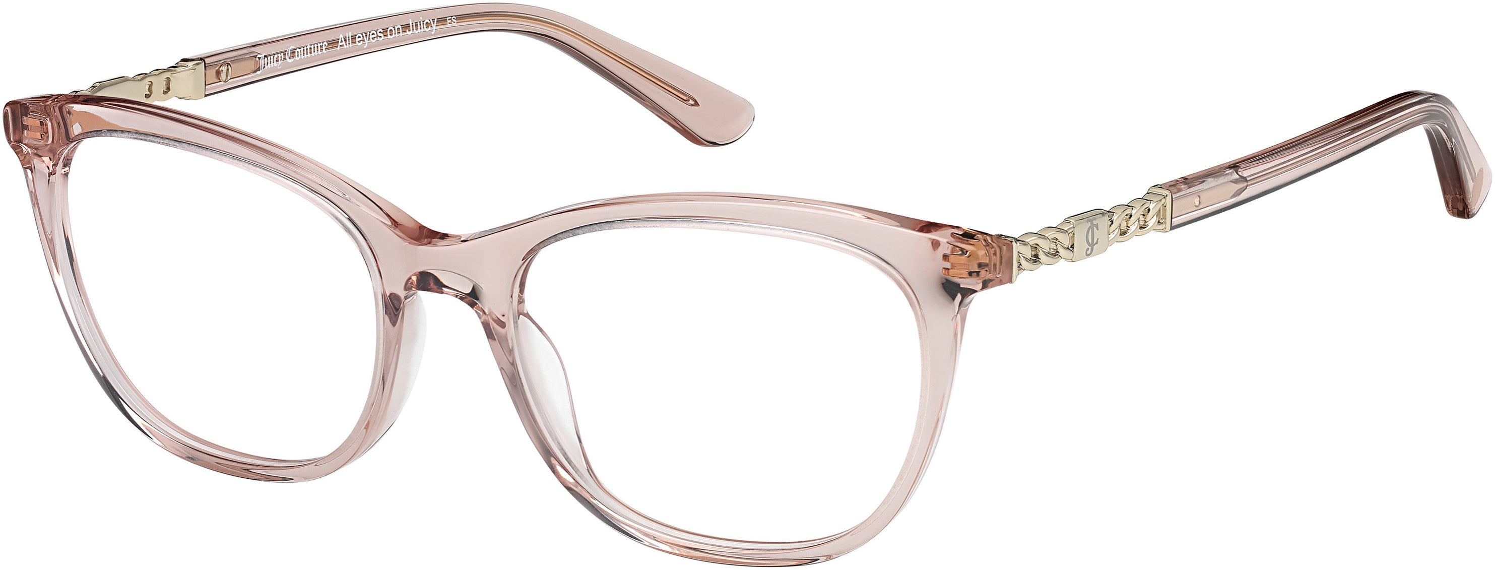 Juicy Couture Juicy 173 Square Eyeglasses 035J-035J  Pink (00 Demo Lens)