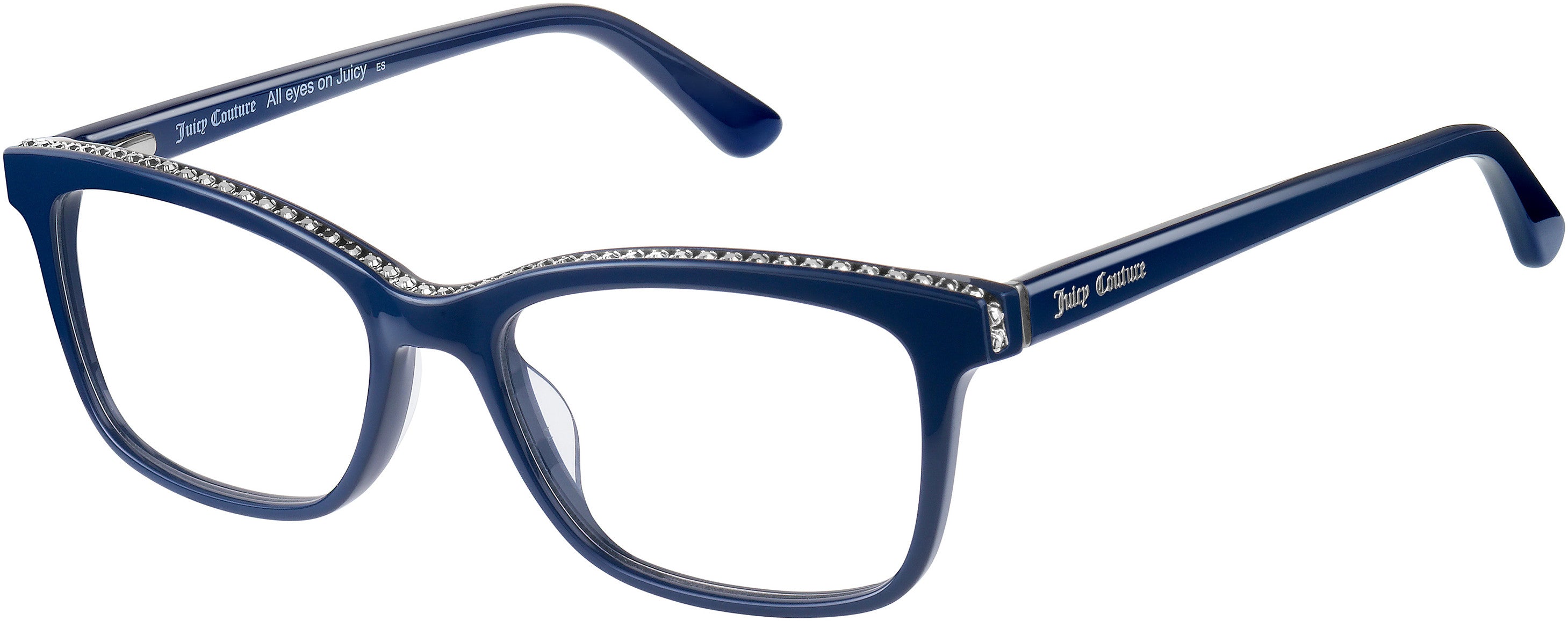 Juicy Couture Juicy 179 Rectangular Eyeglasses 0PJP-0PJP  Blue (00 Demo Lens)
