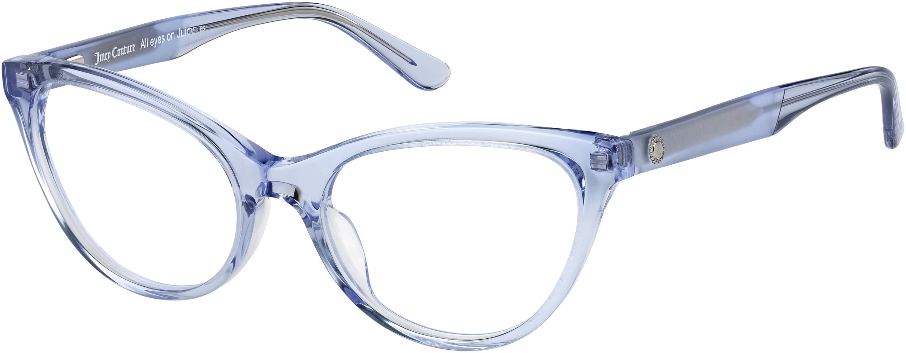 Juicy Couture Juicy 188 Cat Eye/butterfly Eyeglasses 0OXZ-0OXZ  Blue Crystal (00 Demo Lens)