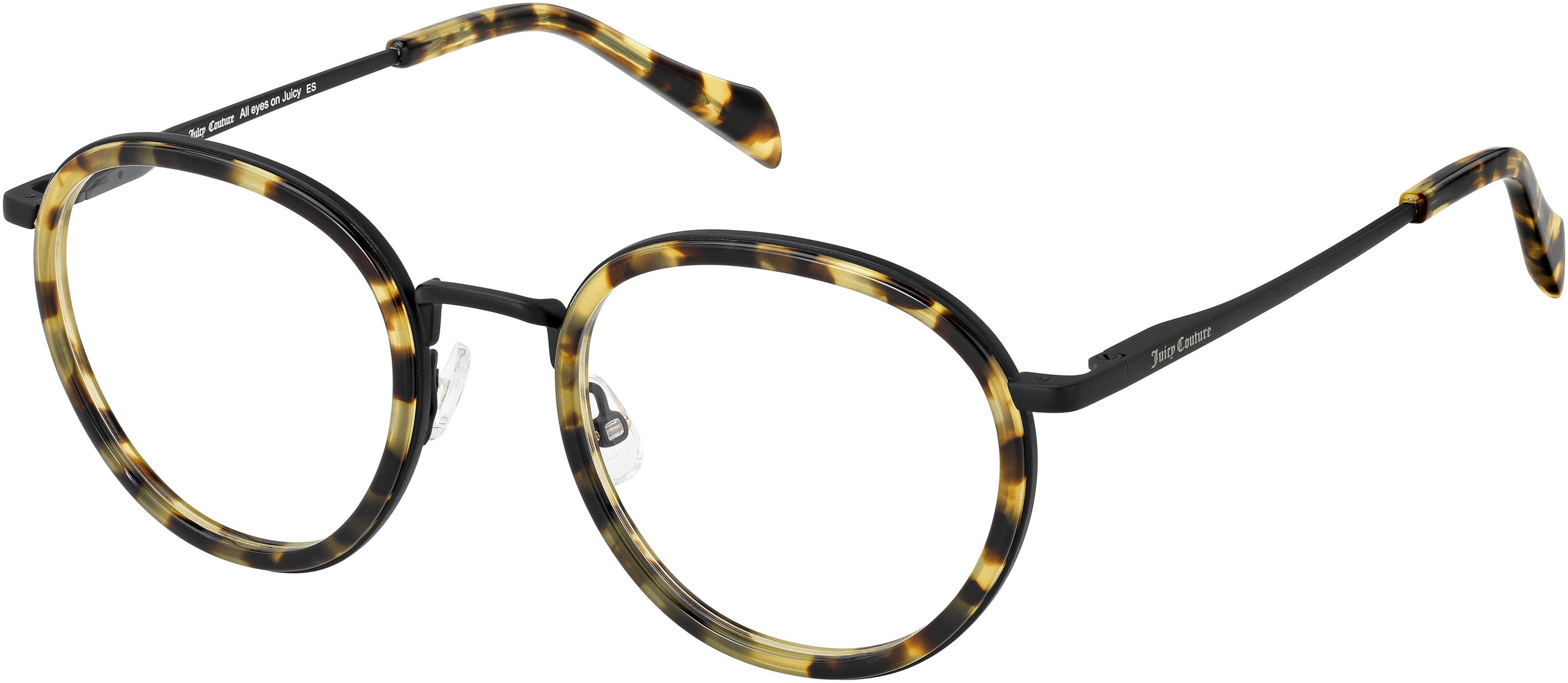 Juicy Couture Juicy 192 Oval Modified Eyeglasses 0086-0086  Dark Havana (00 Demo Lens)