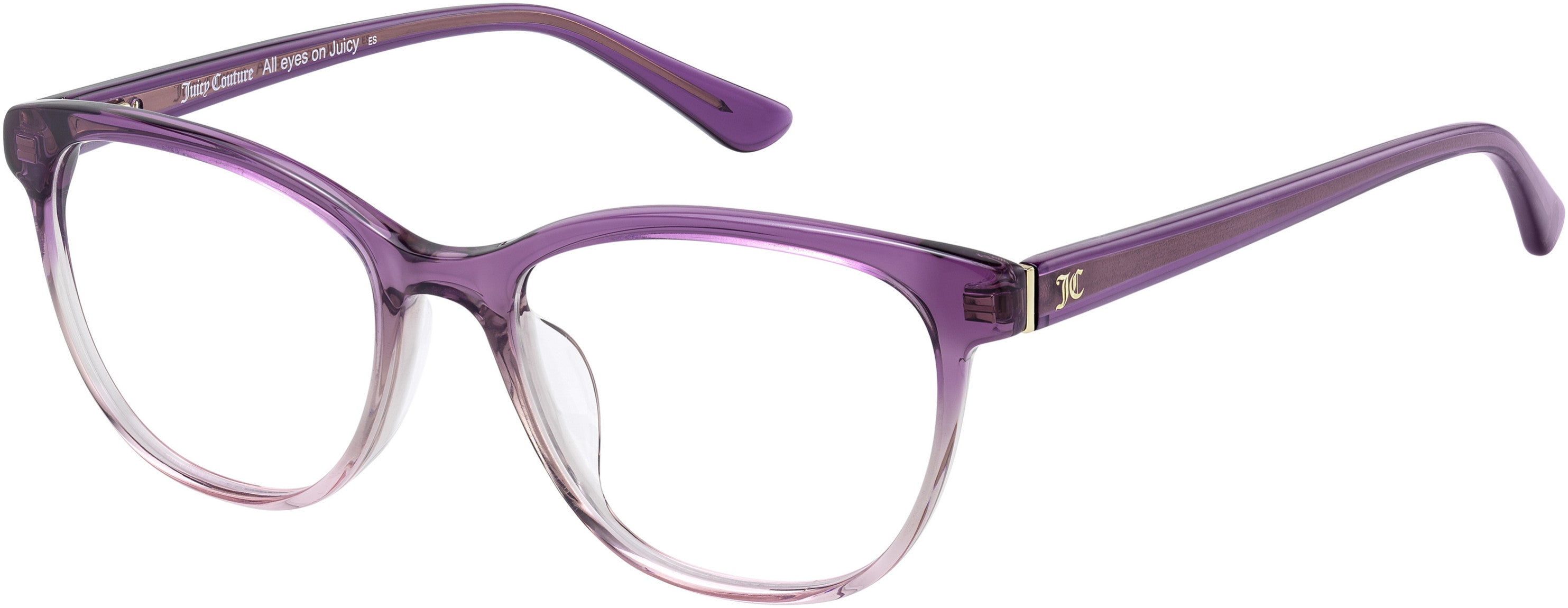 Juicy Couture Juicy 197 Rectangular Eyeglasses 0B3V-0B3V  Violet (00 Demo Lens)