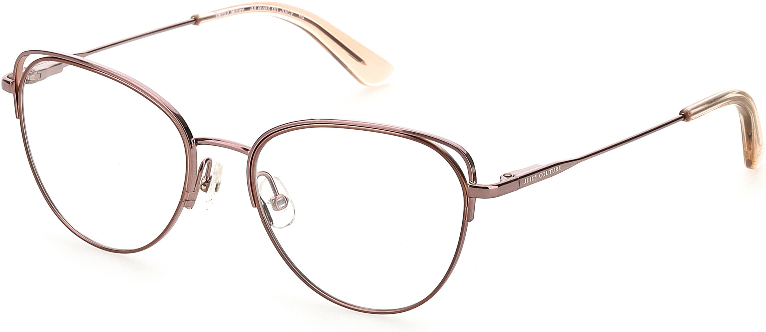 Juicy Couture Juicy 200/G Cat Eye/butterfly Eyeglasses 009Q-009Q  Brown (00 Demo Lens)