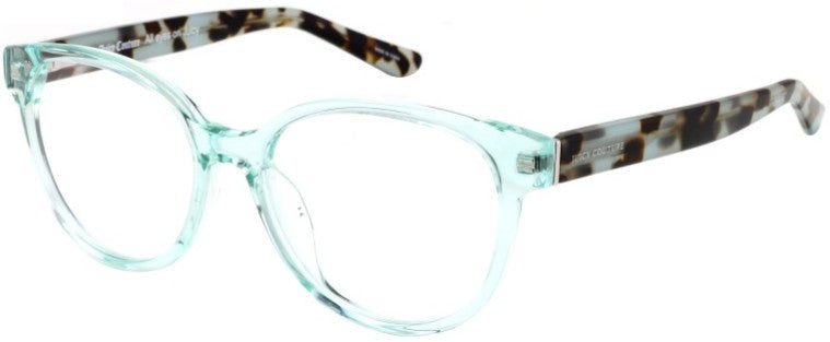Juicy Couture Juicy 204 Oval Modified Eyeglasses 00OX-00OX  Crystal Green Rust (00 Demo Lens)