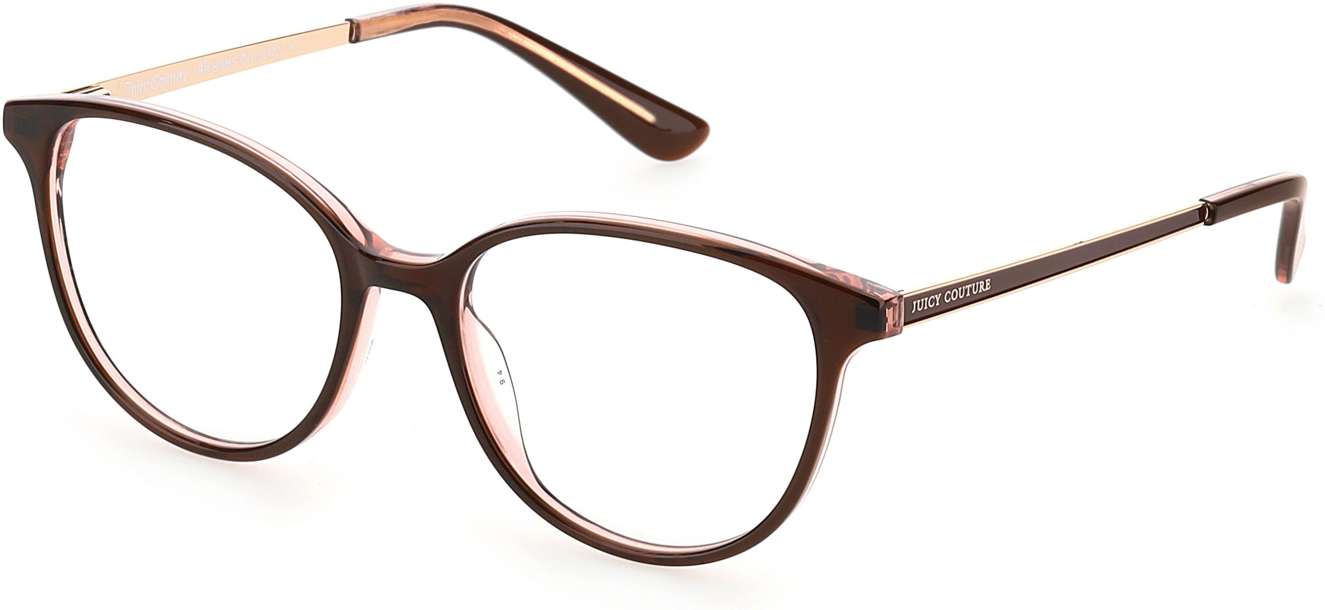 Juicy Couture Juicy 207/G Oval Modified Eyeglasses 009Q-009Q  Brown (00 Demo Lens)
