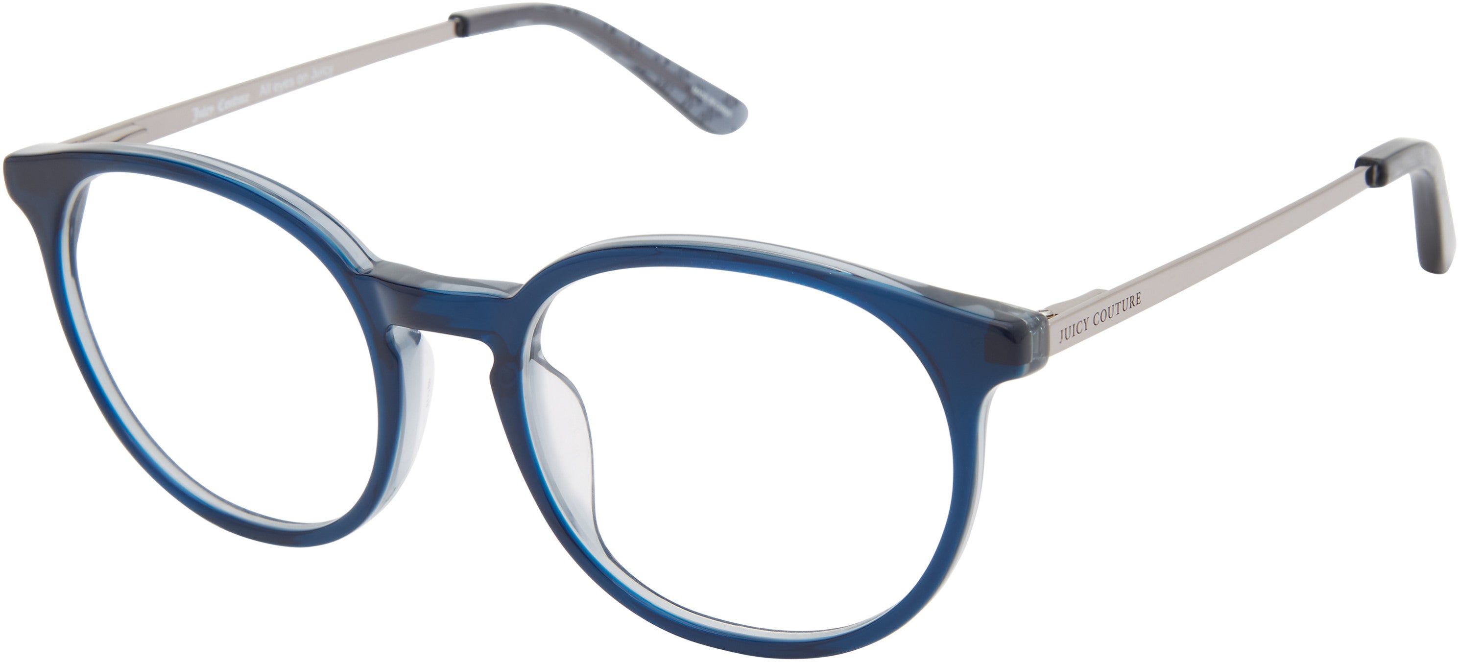 Juicy Couture Juicy 306 Oval Modified Eyeglasses 0PJP-0PJP  Blue (00 Demo Lens)