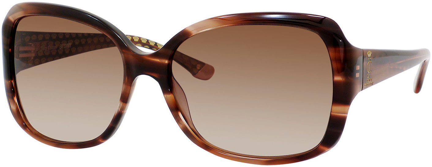 Juicy Couture Juicy 503/S Rectangular Sunglasses 0FG4-0FG4  Light Tortoise (Y6 Brown Gradient)