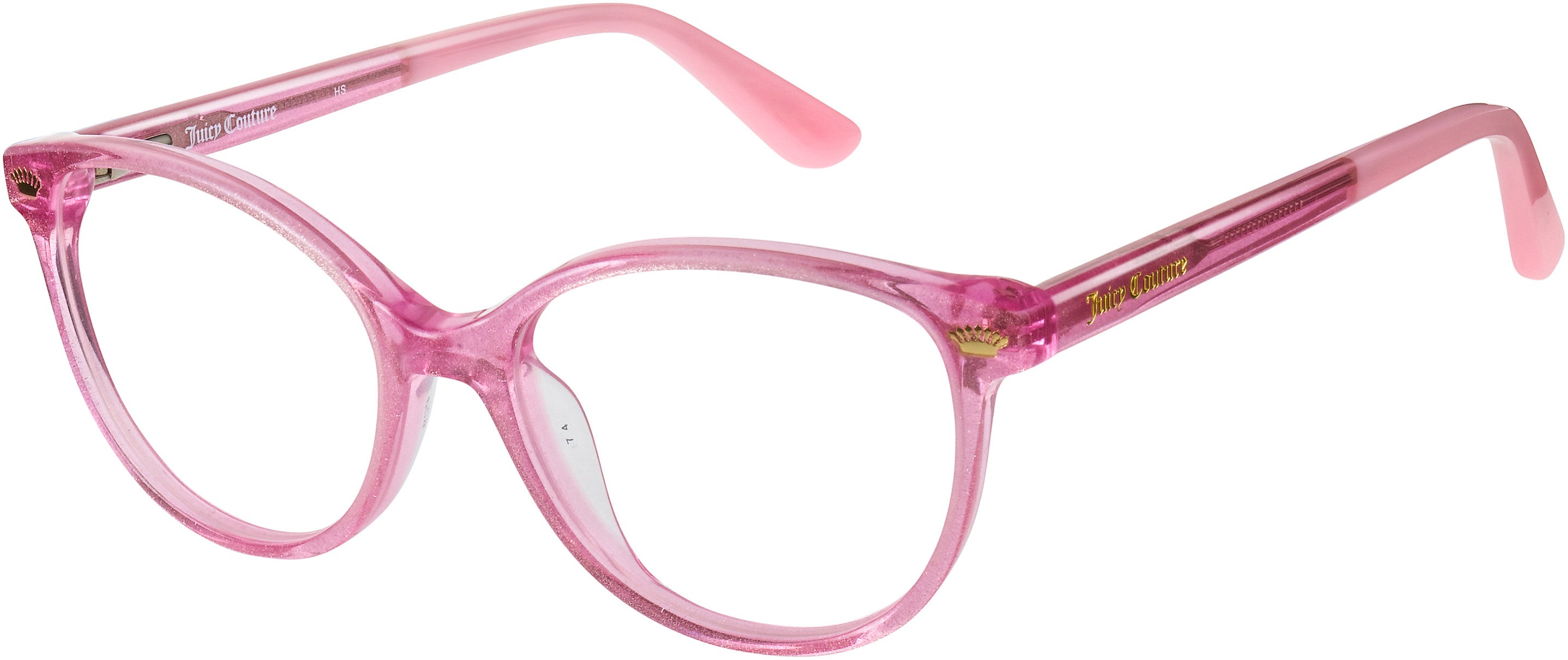 Juicy Couture Juicy 932 Cat Eye/butterfly Eyeglasses 0W66-0W66  Pink Glitter (00 Demo Lens)