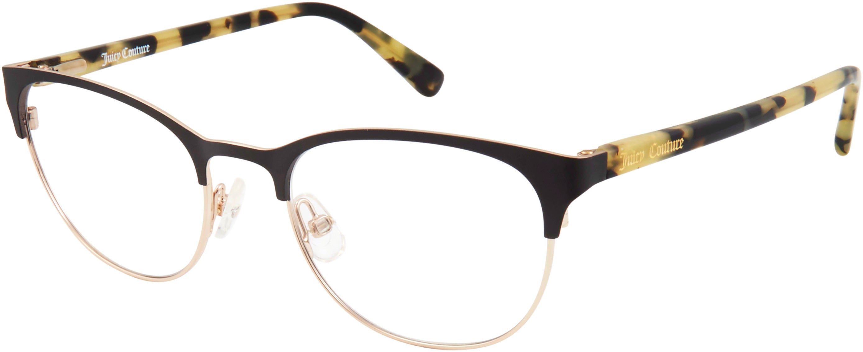 Juicy Couture Juicy 936 Rectangular Eyeglasses 0807-0807  Black (00 Demo Lens)