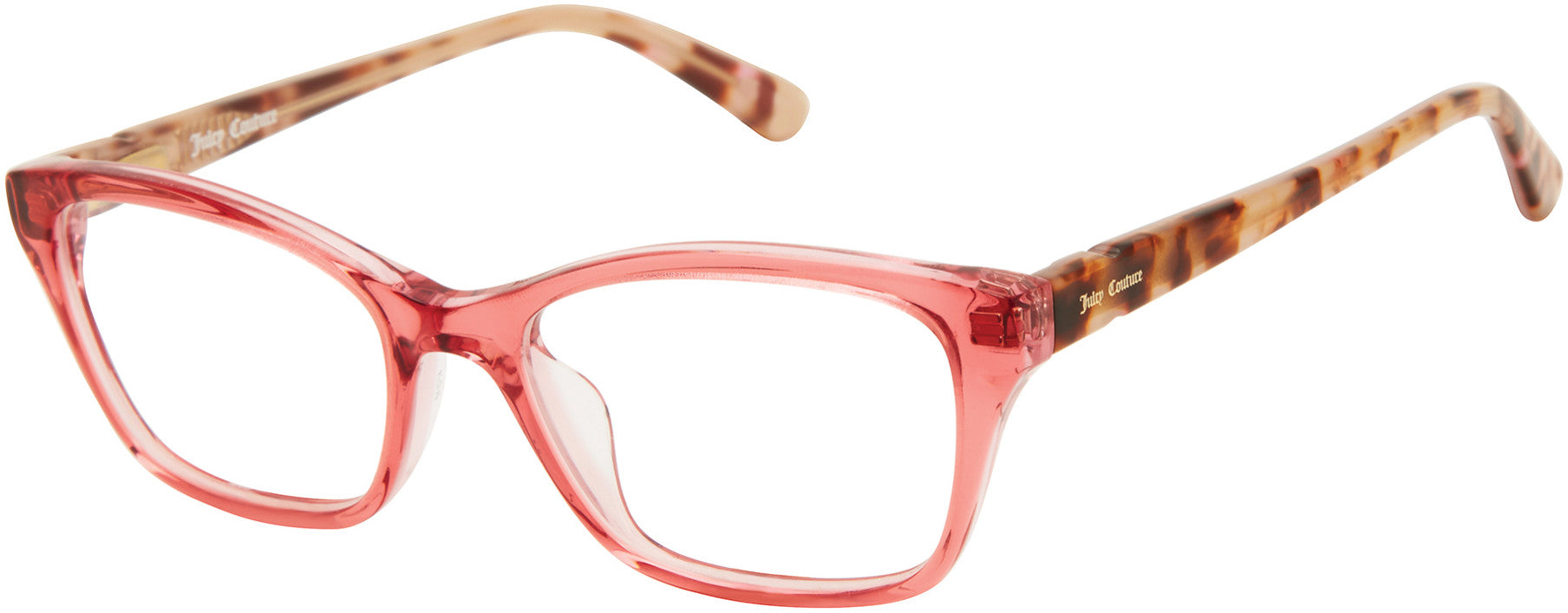 Juicy Couture Juicy 938 Rectangular Eyeglasses 035J-035J  Pink (00 Demo Lens)