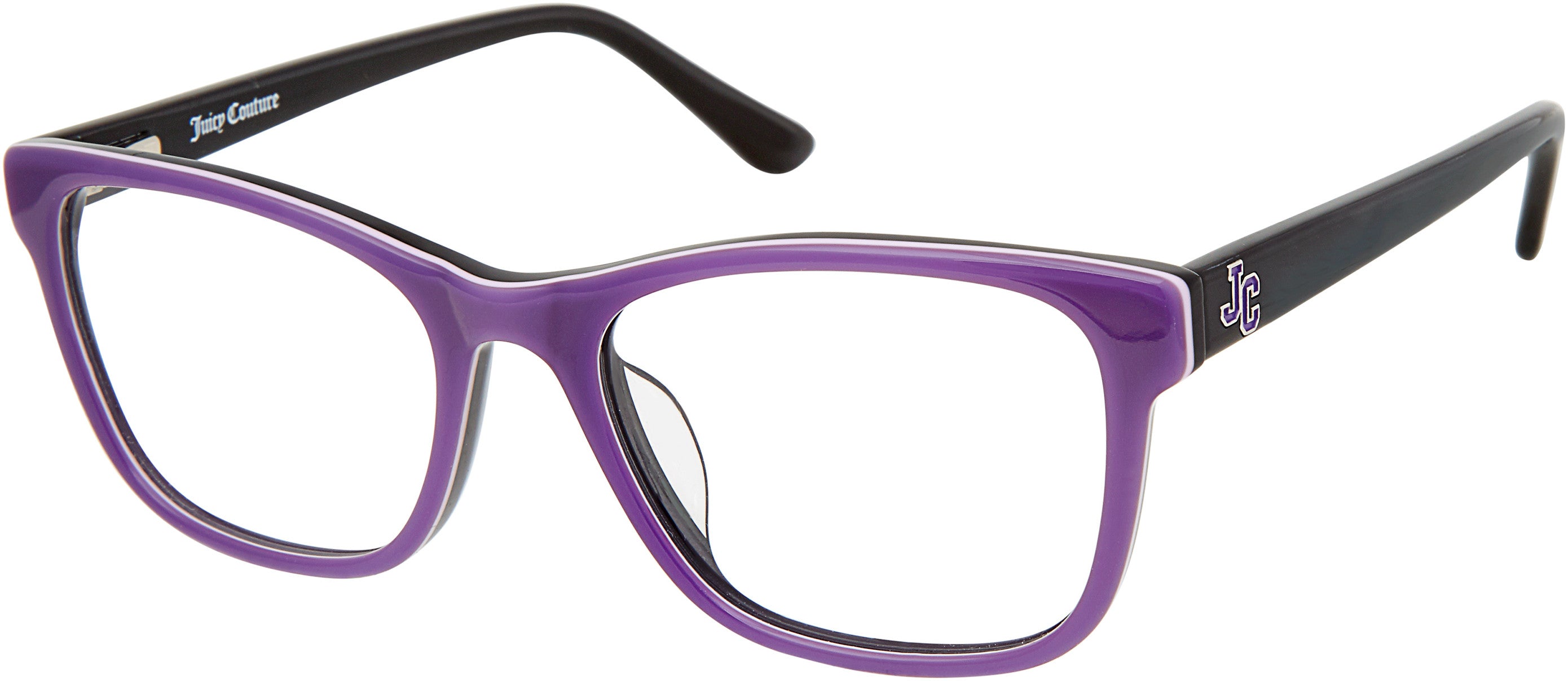 Juicy Couture Juicy 939 Rectangular Eyeglasses 0B3V-0B3V  Violet (00 Demo Lens)