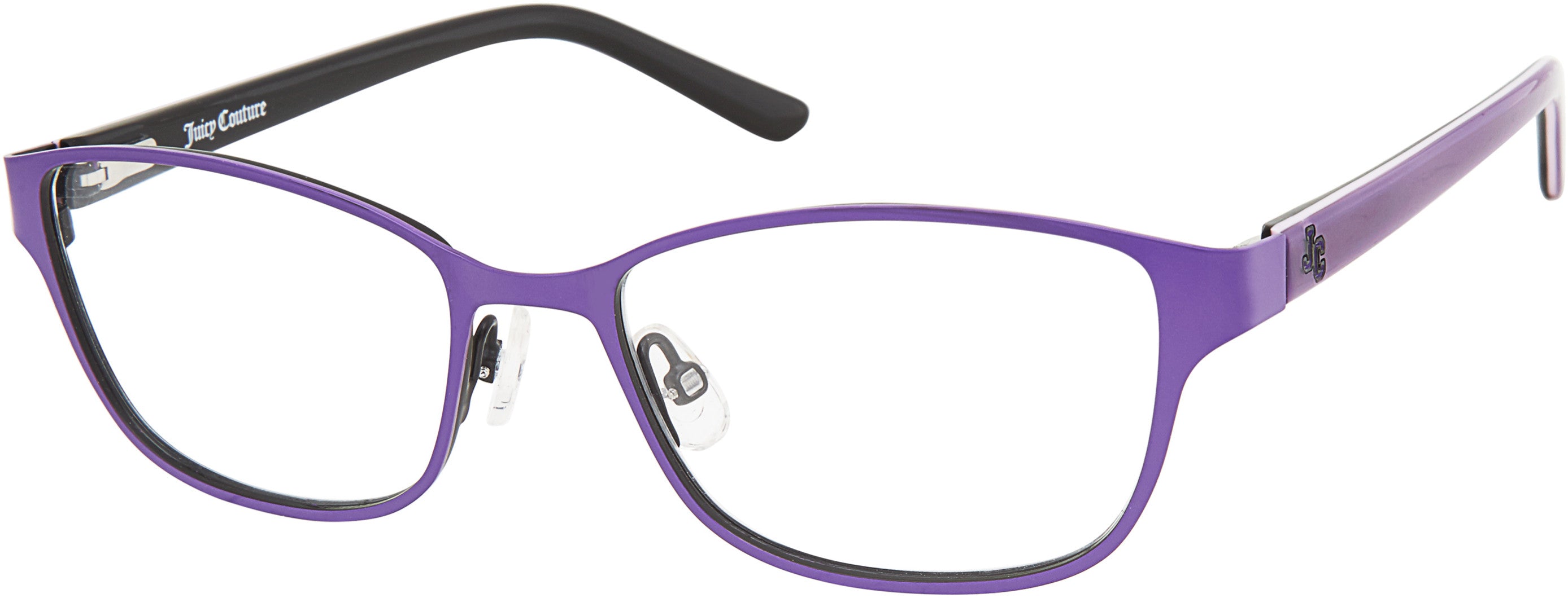 Juicy Couture Juicy 940 Rectangular Eyeglasses 01JZ-01JZ  Matte Purple Violet (00 Demo Lens)