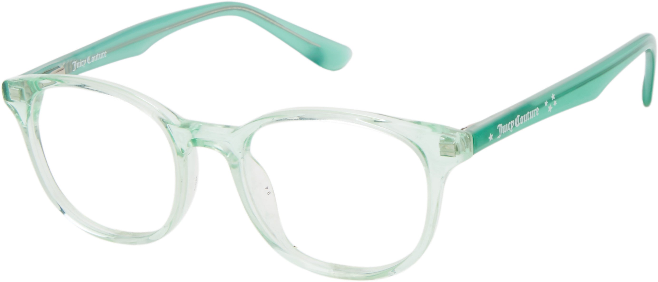 Juicy Couture Juicy 941 Rectangular Eyeglasses 00OX-00OX  Crystal Green Rust (00 Demo Lens)
