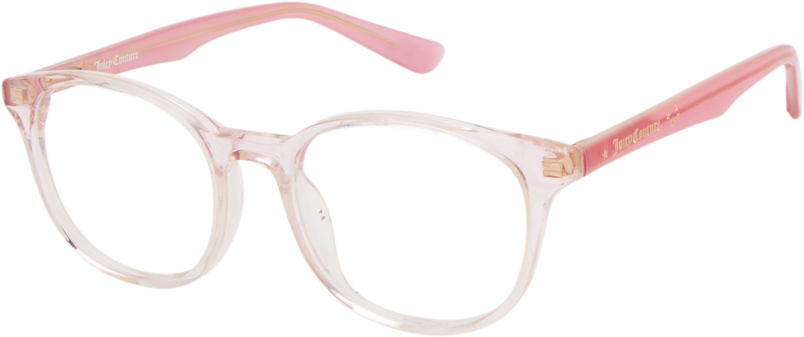 Juicy Couture Juicy 941 Rectangular Eyeglasses 03DV-03DV  Crystal Pink (00 Demo Lens)
