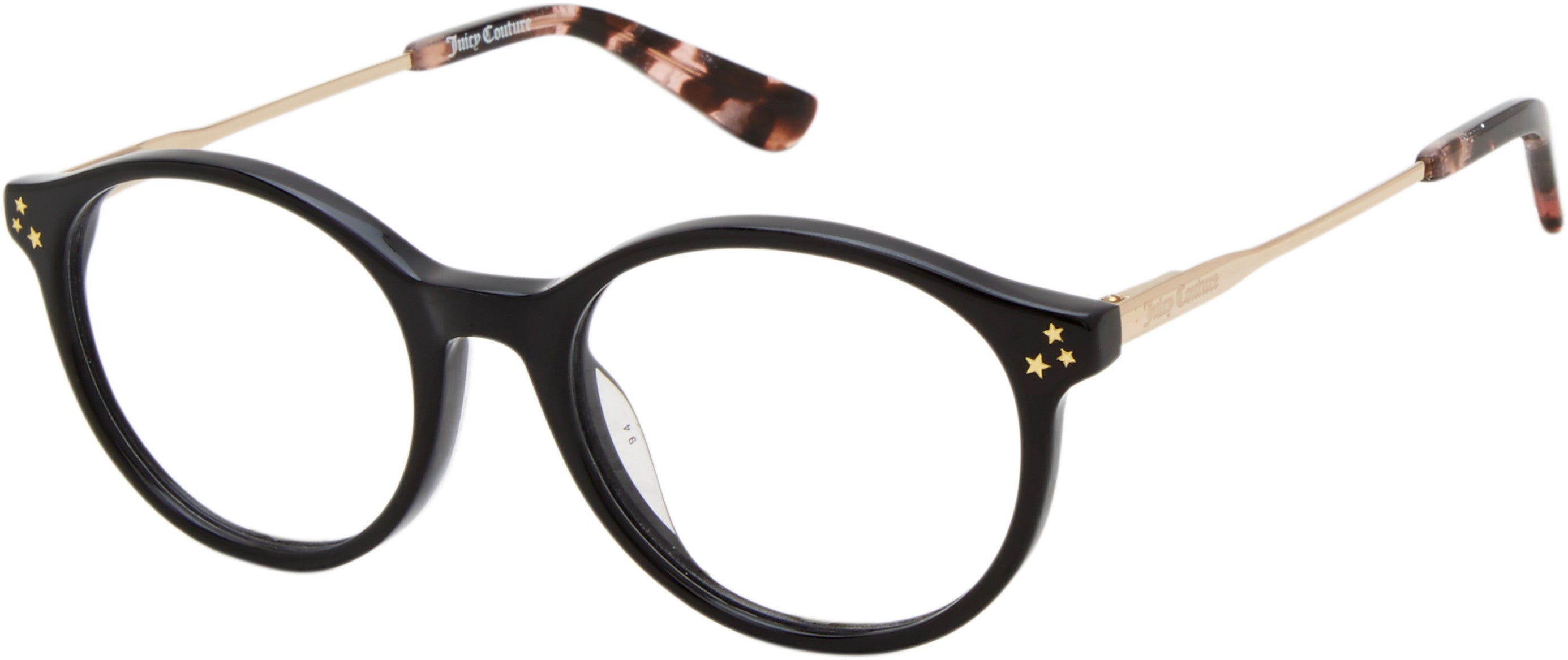 Juicy Couture Juicy 942 Oval Modified Eyeglasses 0807-0807  Black (00 Demo Lens)