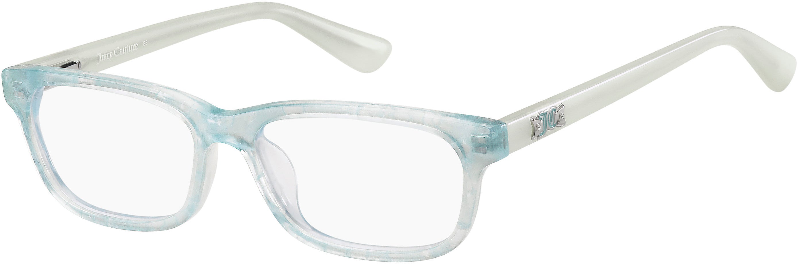 Juicy Couture Juicy 944 Rectangular Eyeglasses 0UDP-0UDP  Bl Gray Marble (00 Demo Lens)