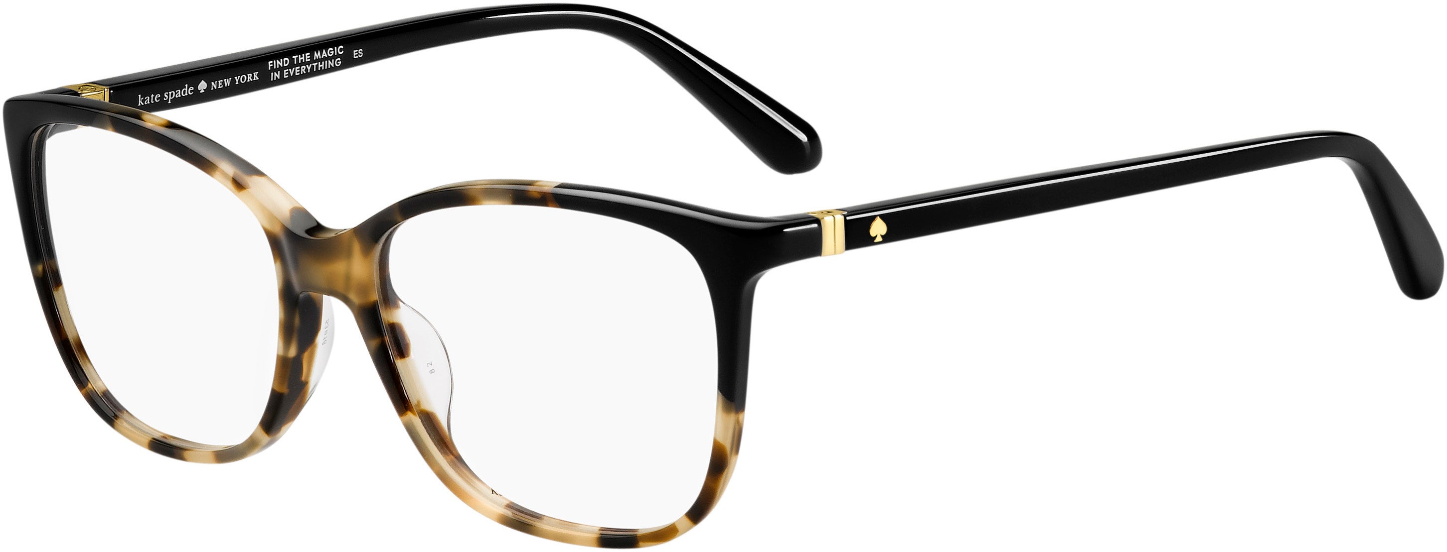 Kate Spade Karlyn Square Eyeglasses 0086-0086  Dark Havana (00 Demo Lens)