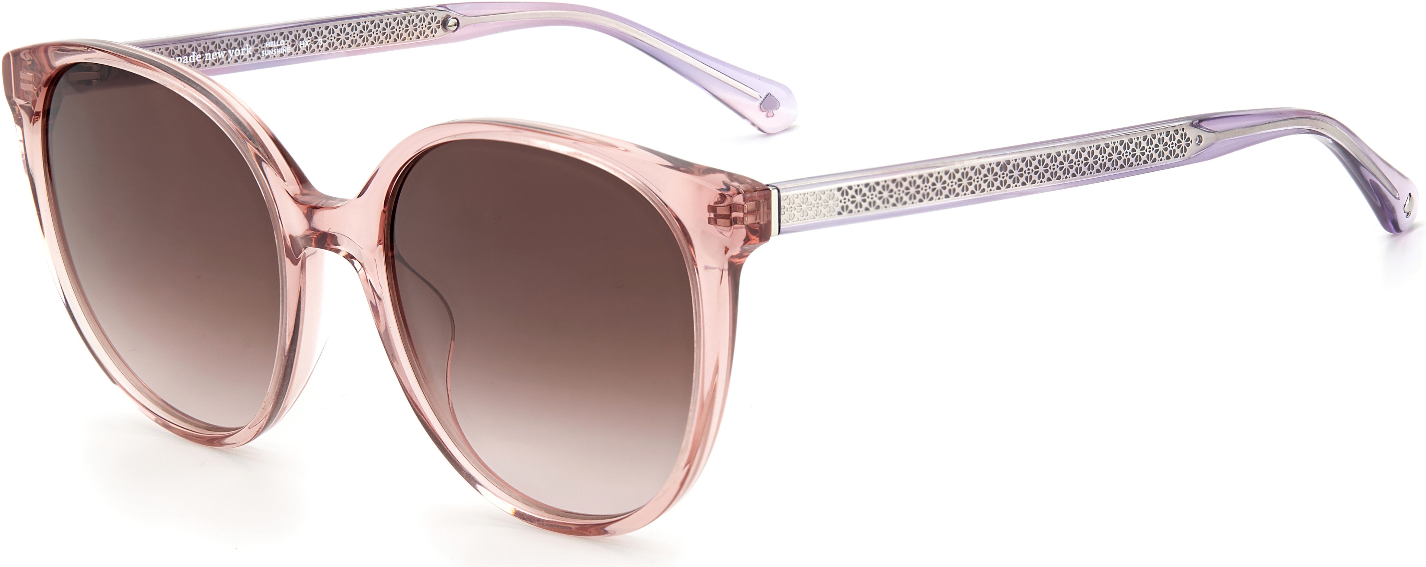 Kate Spade Kimberlyn/G/S Oval Modified Sunglasses 035J-035J  Pink (HA Brown Gradient)