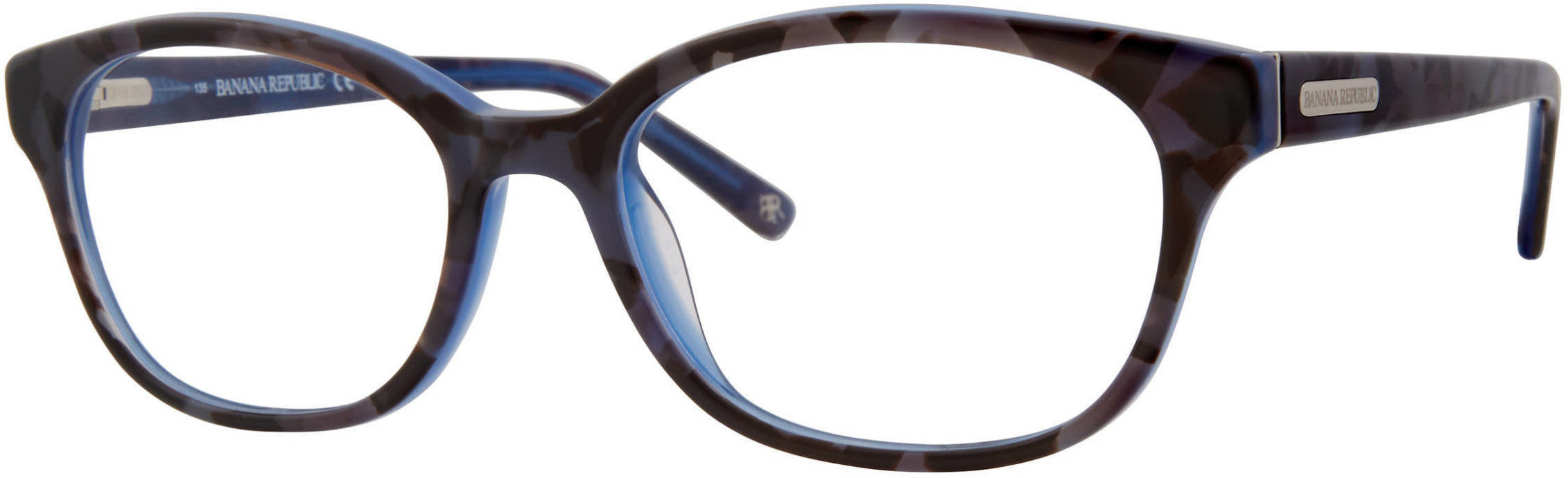 Banana Republic Kyna Rectangular Eyeglasses 0JBW-0JBW  Blue Havana (00 Demo Lens)