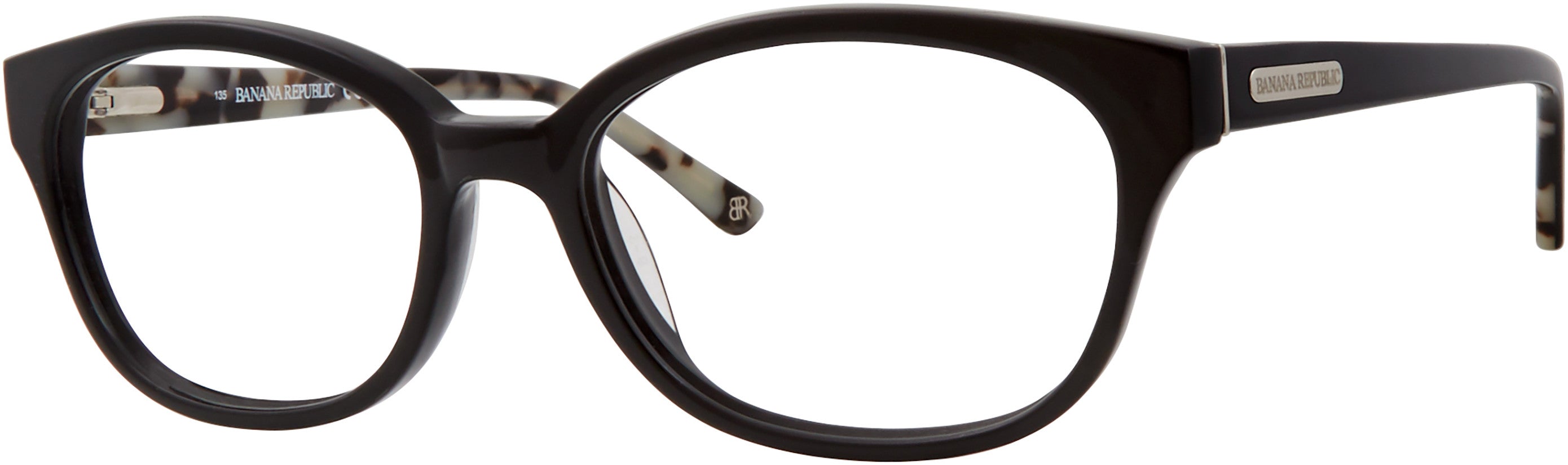 Banana Republic Kyna Rectangular Eyeglasses 0TCB-0TCB  White Bksptt (00 Demo Lens)