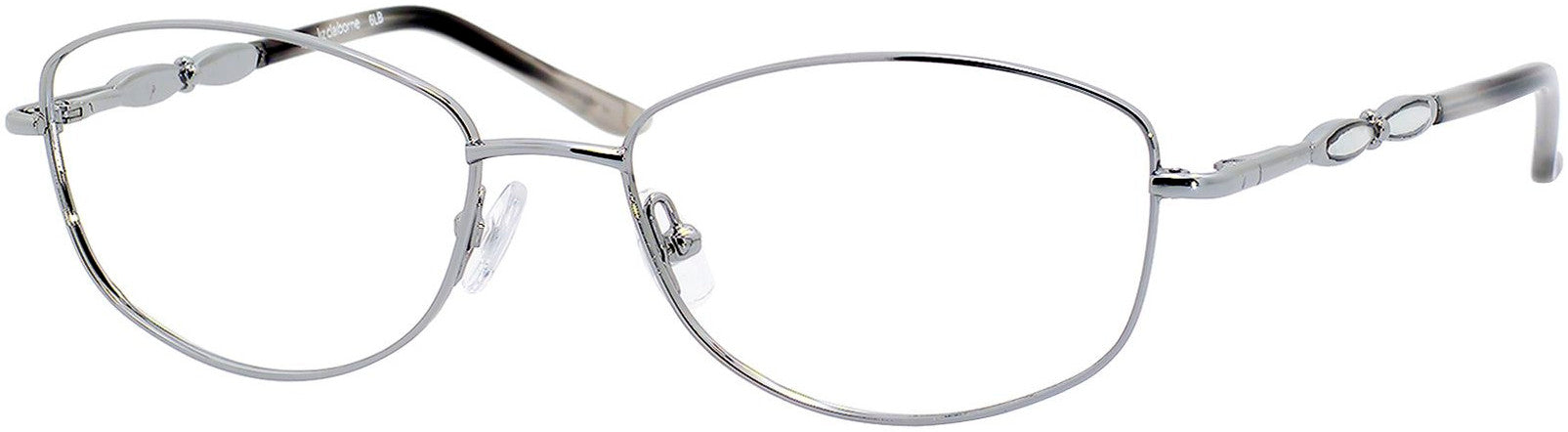 Liz Claiborne 304 Oval Modified Eyeglasses 06LB-06LB  Ruthenium (00 Demo Lens)