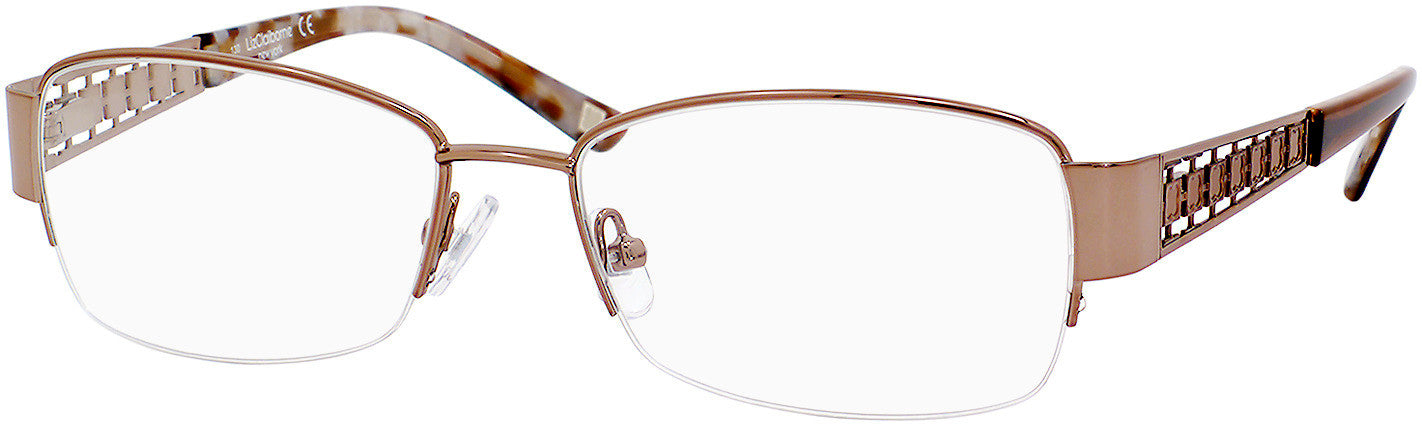  Liz Claiborne 366 Oval Modified Eyeglasses 01M1-01M1  Almond (00 Demo Lens)