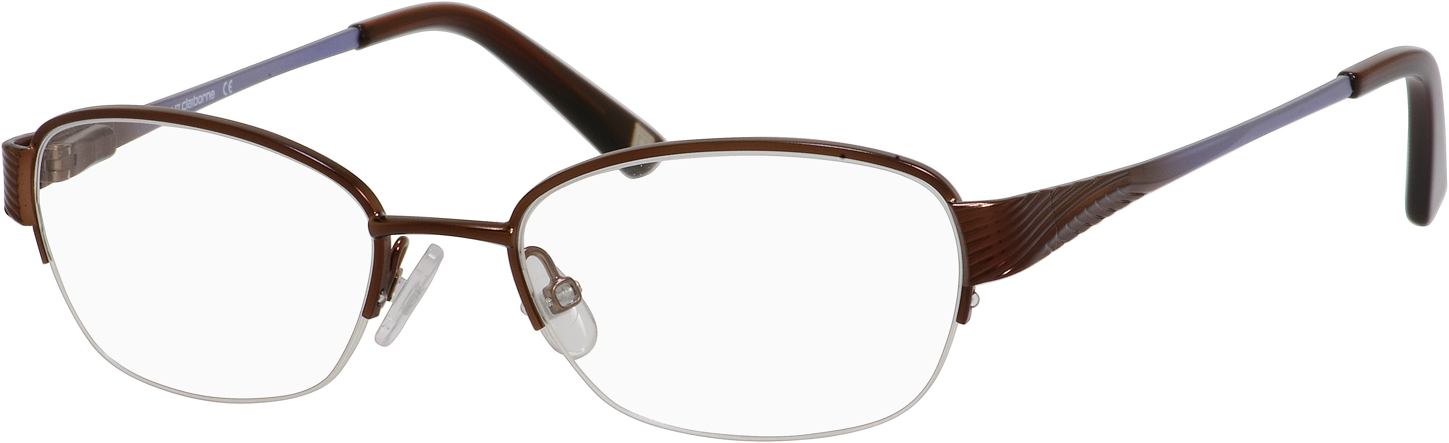  Liz Claiborne 426 Oval Eyeglasses 01J3-01J3  Brown (00 Demo Lens)
